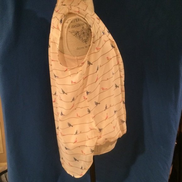 AS IS -High Low Camisole & Sheer Top- Small Hole - Picture 11 of 13